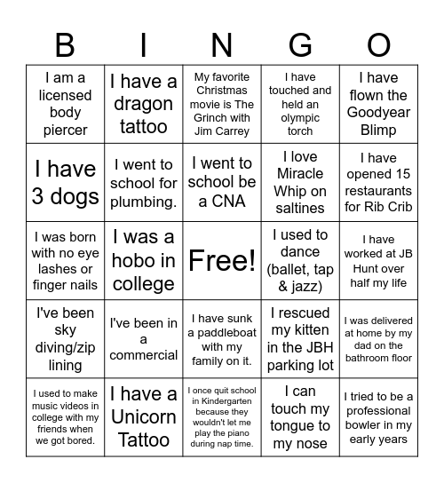 CDP Manager Bingo Card