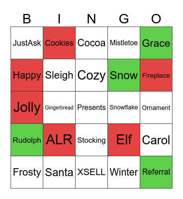 Bucher Family Allstate Bingo Card