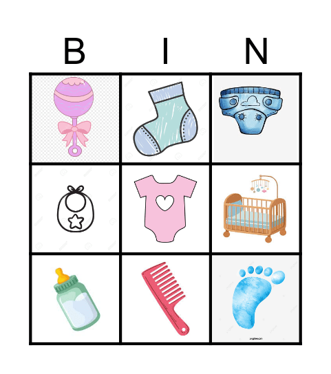 Revelacion de genero Bingo Card