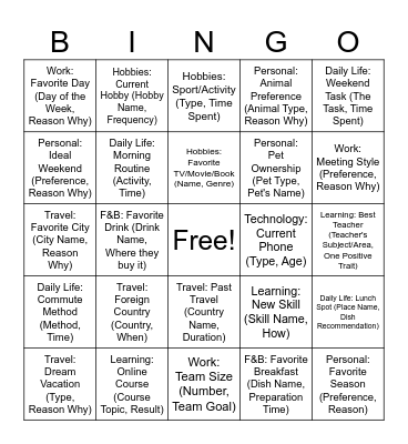TL2 BINGO Card