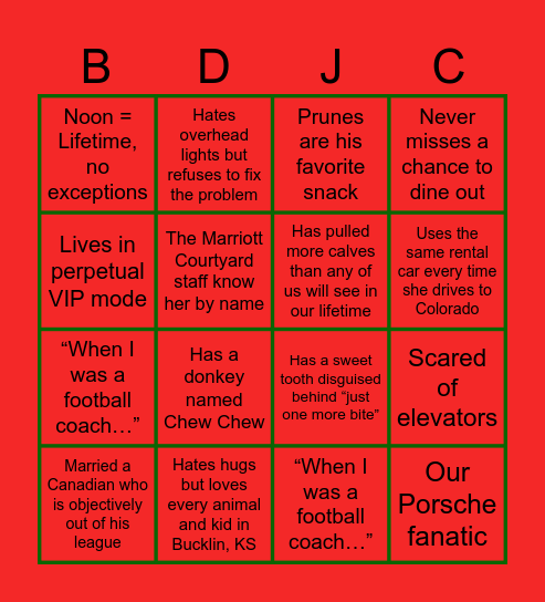 ELT BINGO Card
