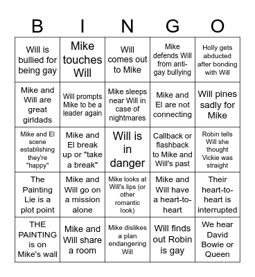 BYLER BINGO Card