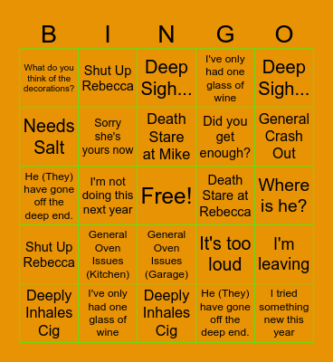 DL Bingo Card