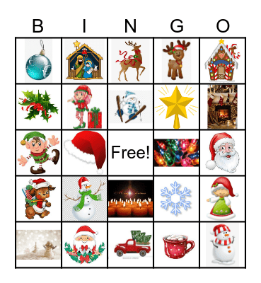 Christmas Bingo CCSE 2025 5 Bingo Card
