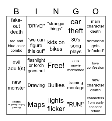 ST5 Bingo Card