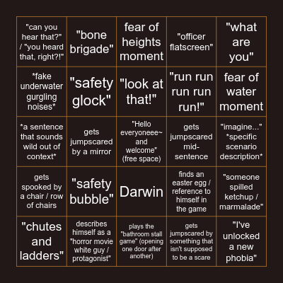 The Librarian Let's Play Bingo: VR version Bingo Card