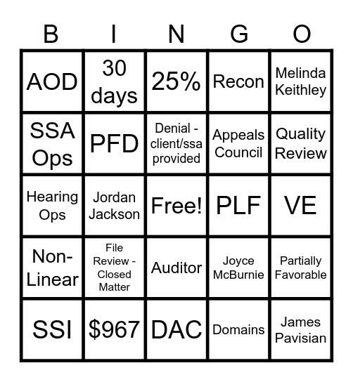 Parmele Game Night 2026 Bingo Card