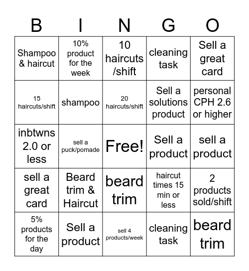 4430 Bingo Card