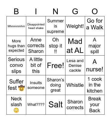 Thanksgiving 2025 Bingo Card
