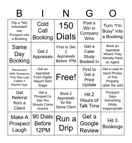 CSM Bingo Card
