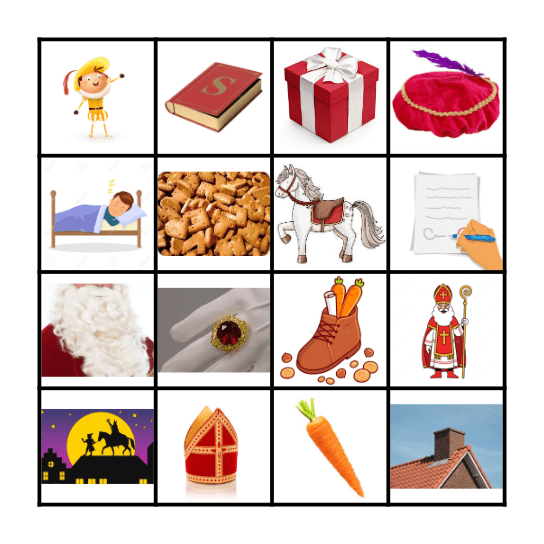 Sinterklaas Bingo Card