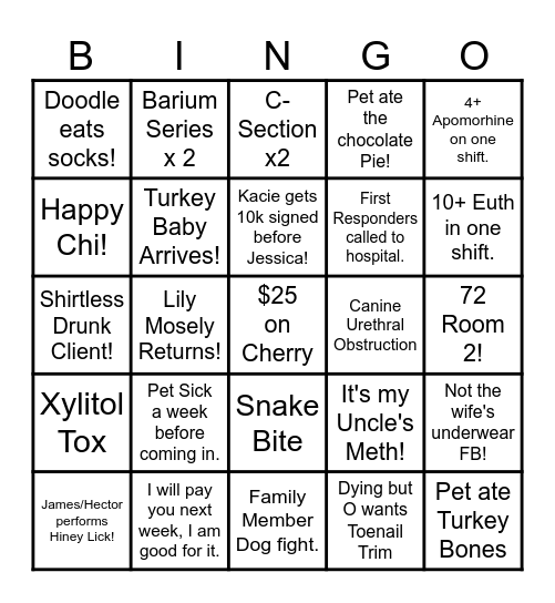 Thanksgiving Bingo Card