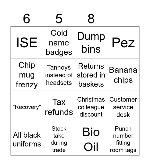 658 15th birthday bingo! Bingo Card