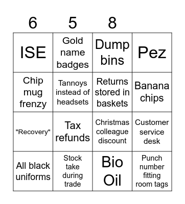 658 15th birthday bingo! Bingo Card