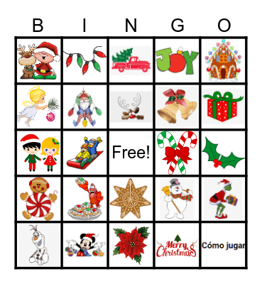 Christmas Bingo Card