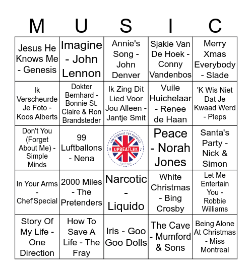 207 Bingo Card