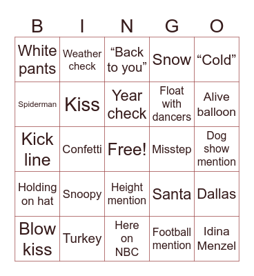 Happy Thanksgiving!!! Bingo Card