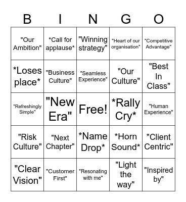 Version 2 Bingo Card
