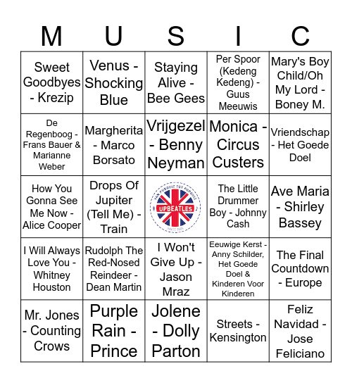 309 Bingo Card