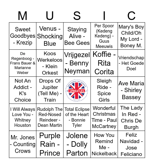 312 Bingo Card