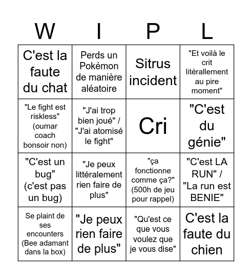 RUN & BUN REDEMPTION Bingo Card