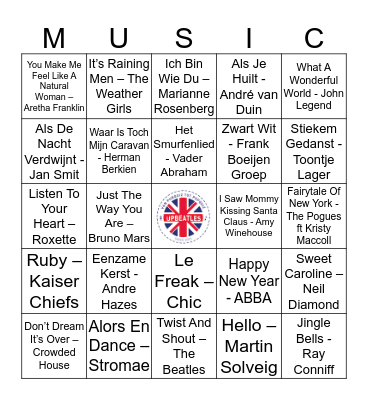 405 Bingo Card