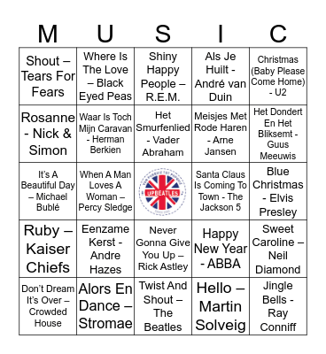 409 Bingo Card