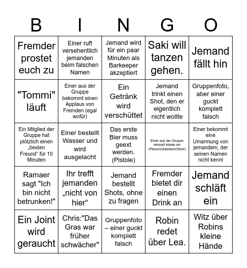 FABI Bingo Card