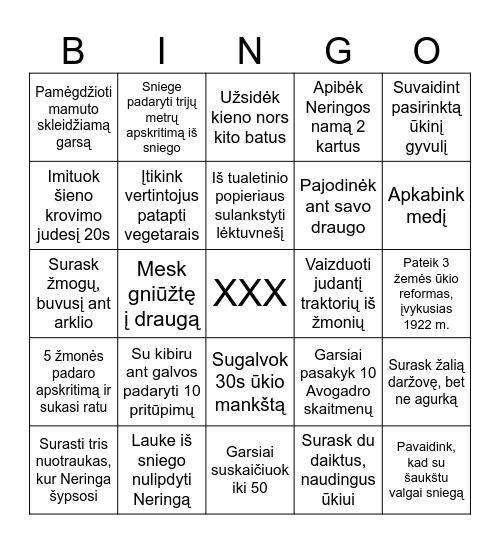 ĮRAŠYK ŪKININKO UŽDUOTIS TELEFONE! Bingo Card