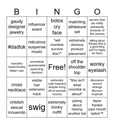 SLOMW S3 Bingo Card