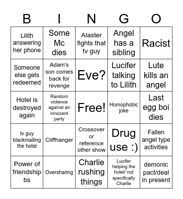 szn 2 Bingo Card