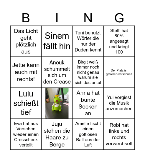 Team-Bingo 30.11. Bingo Card