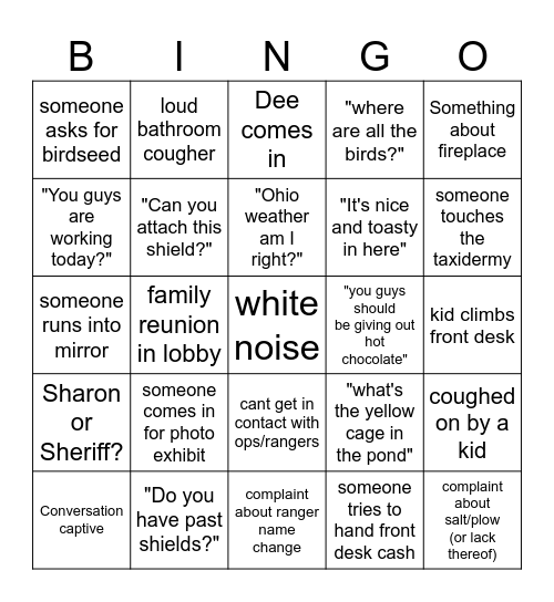 2025 Thanksgiving Weekend Bingo Card