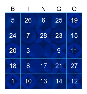 Christmas Virtual Bingo Card