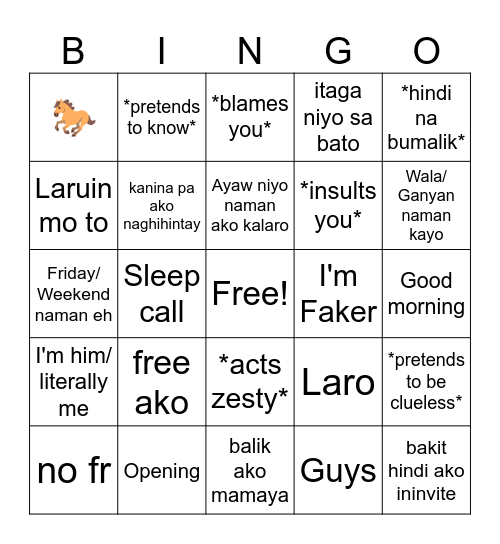 Ivan Ragebait BINGO Card