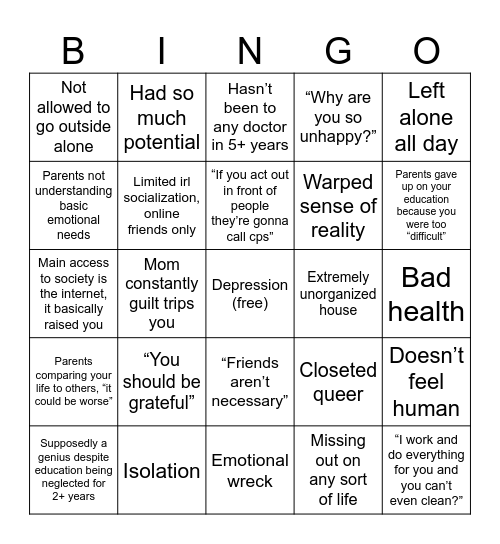 Homeschool bingo <3 Bingo Card