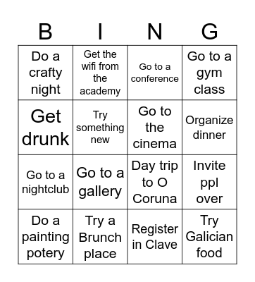 Santiagoooooo Bingo Card