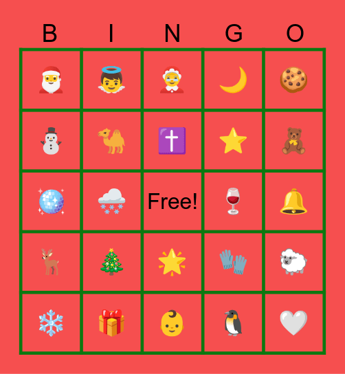 Santa's tired, let's play BINGO Card