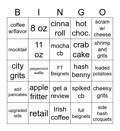 ABE BINGO Card
