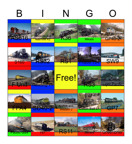 A 80's Potpourri Bingo Card