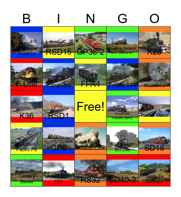 A 90's Potpourri Bingo Card