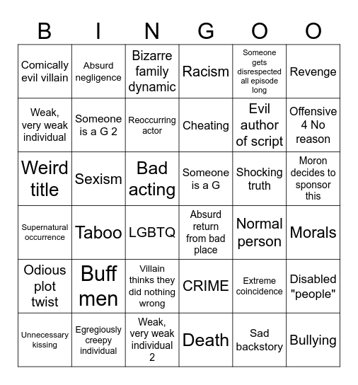 Tomorrow's Teachings Bingo Card