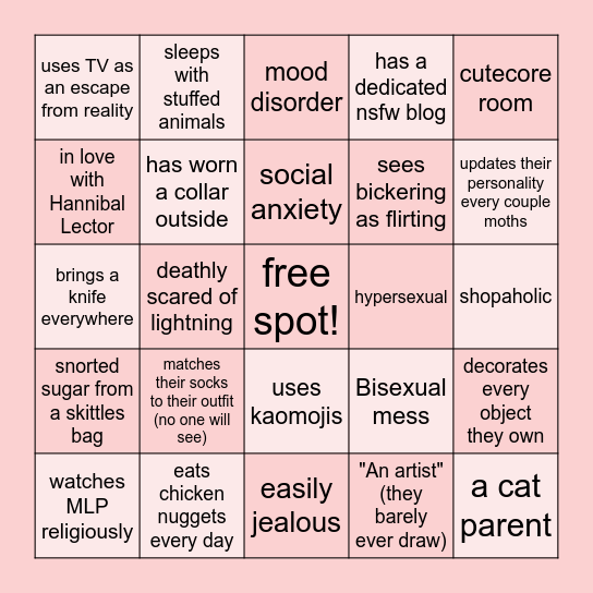 Are we secretly twins? Bingo Card