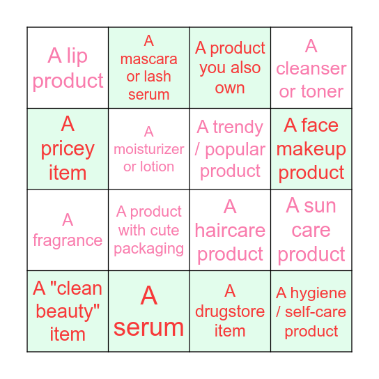 CCS Holiday Bingo Card