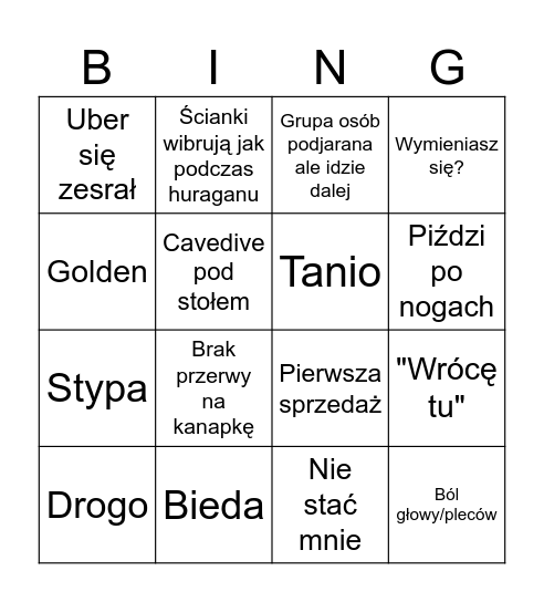 Magni Bingo Card