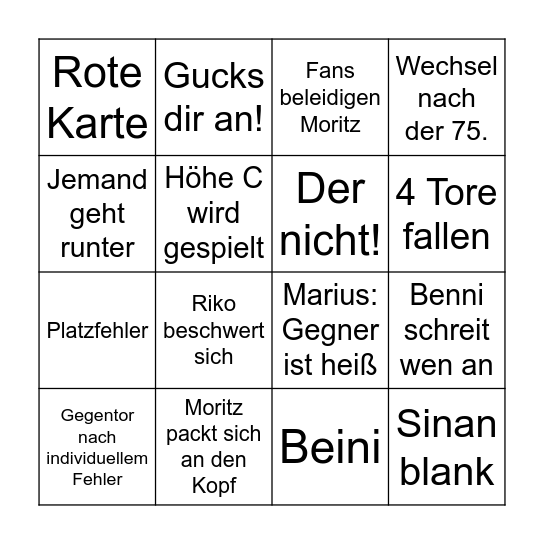 TuS Ennepetal Bingo Card