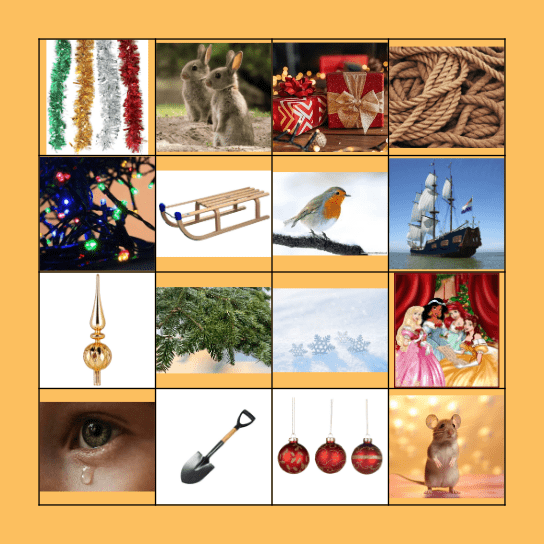 Kerstbingo   Het kleine dennenboompje Bingo Card