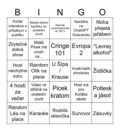 Bingo KL v3 Bingo Card