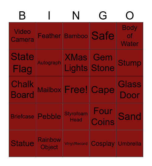 MEDIUM BINGO Card