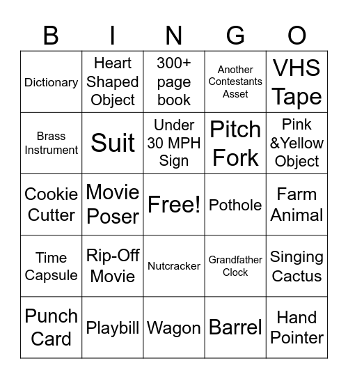 HARD BINGO Card